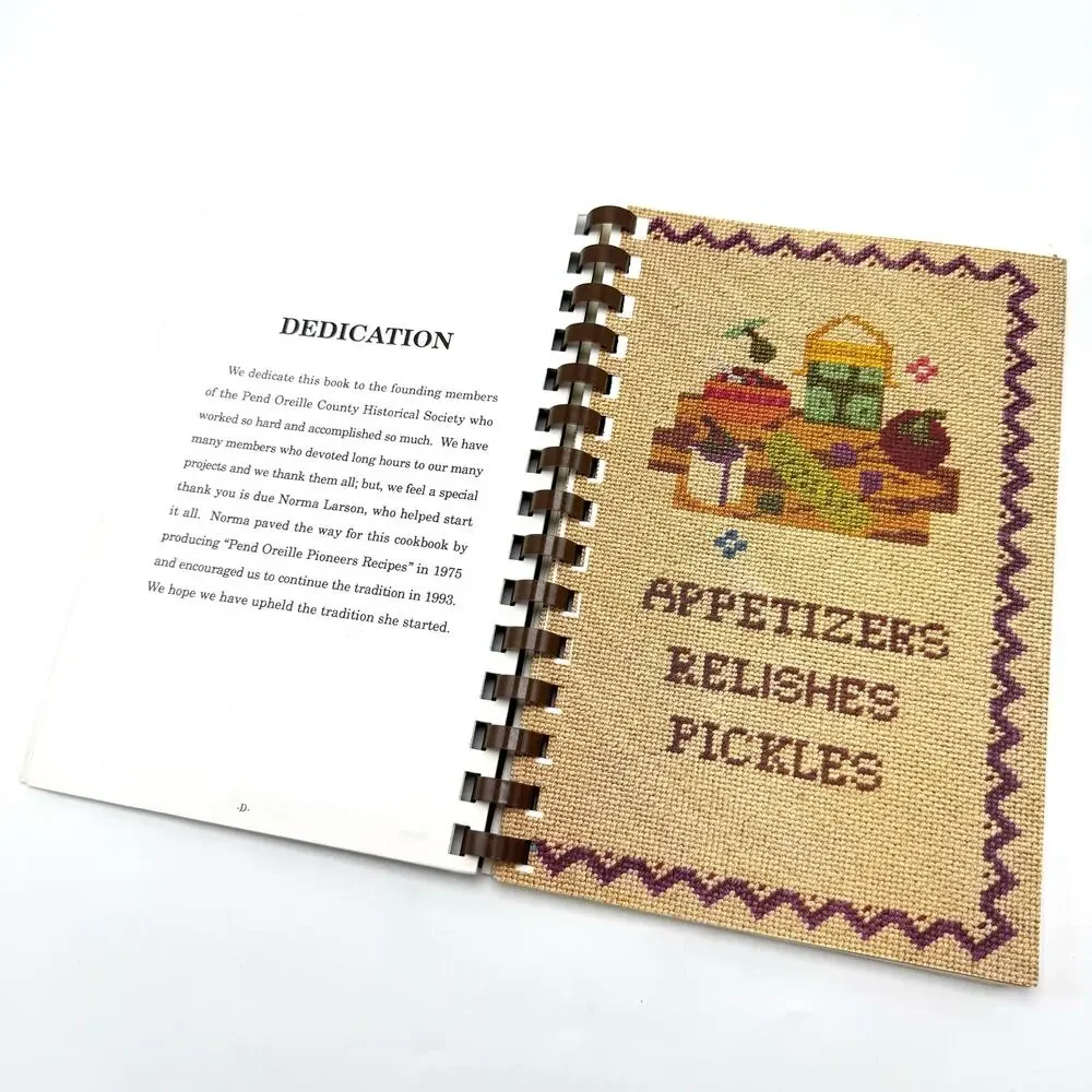 Newport Washington Cookbook Vintage 1990s Pend Oreille County Historical Society